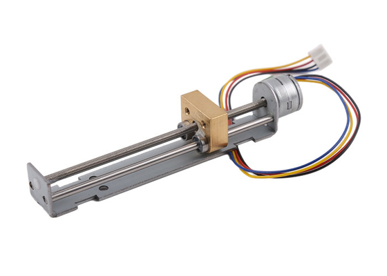 15mm Diameter Micro Slider Screw Length 90mm Micro Slider Stepper Motor Copper Slider With Bracket Linear Stepper Motor