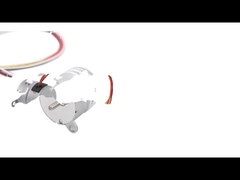 diâmetro de 25mm motor deslizante SM25-024-8135G do ângulo de uma etapa de 15 graus