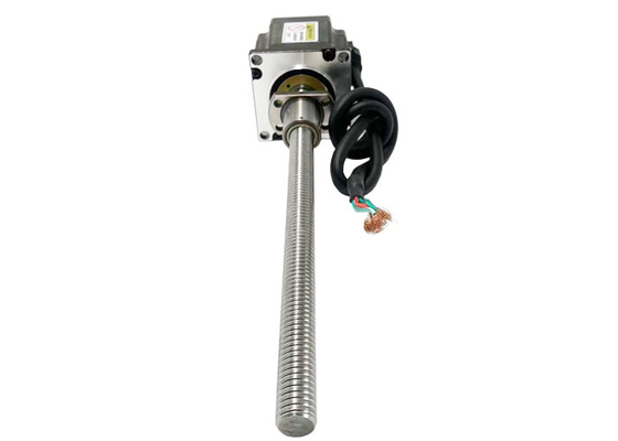 Nema 23 57mm Hybrid Ball Screw Stepper Motor 1.8° Step Angle 4 Lead Wires For Medical Diagnostic Equipment