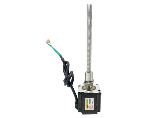 Nema 23 57mm Hybrid Ball Screw Stepper Motor 1.8° Step Angle 4 Lead Wires For Medical Diagnostic Equipment