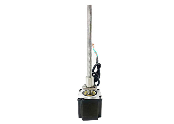 Nema 23 57mm Hybrid Ball Screw Stepper Motor 1.8° Step Angle 4 Lead Wires For Medical Diagnostic Equipment