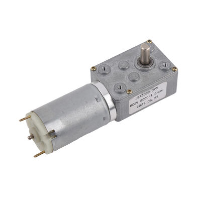 90 Degrees Double Shaft Worm Gear Motor 24V Cylinder DC Motor Motor diameter 31mm