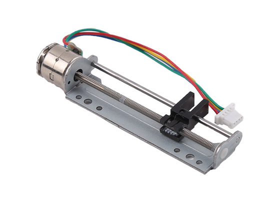 Motor deslizante linear de parafuso movimentador do diâmetro 3.3V 10mm do curso 40mm com slider do suporte