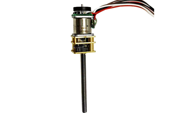 Motor deslizante do motor do parafuso do motor 10mm da engrenagem do ângulo 5Vdc da etapa 18° com o codificador apropriado para o equipamento médico
