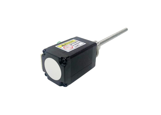 Tensão híbrida 2,1 do ângulo da etapa do motor deslizante 1.8° do parafuso da bola do Nema 11 (28mm)/3.7V 1A atual, 4 fios de ligação