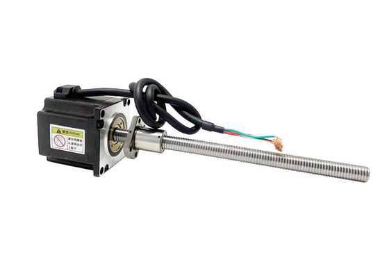 Nema 23 57mm Hybrid Ball Screw Stepper Motor 1.8° Step Angle 4 Lead Wires For Medical Diagnostic Equipment