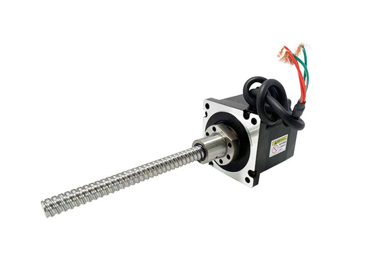 Tensão híbrida 3/4.8V 6A atual dos fios de ligação do ângulo 4 da etapa do motor deslizante 1.8° do parafuso da bola do Nema 34 (86mm)