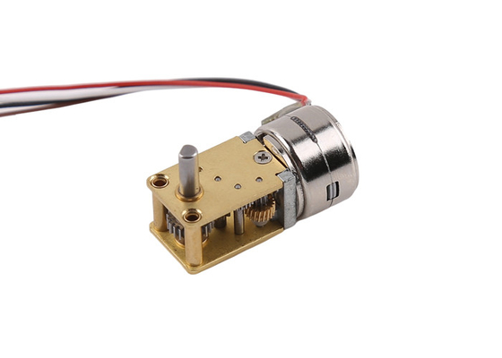 5VDC 8mm Length Output Worm Shaft Gearbox With 15mm Diameter PM Stepper Motor