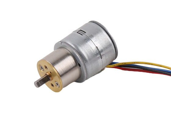 4 Wire Dual Output Shaft Motor 20mm Geared DC Motor With Cylinder Gearbox