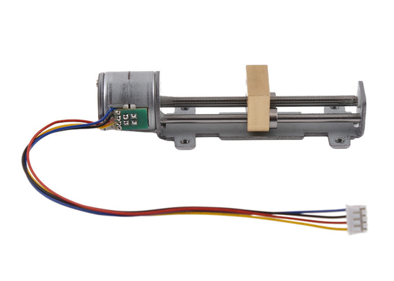 Motor passo-a-passo linear em miniatura de 20 mm 1 kg de impulso M3 para impressora D, controle de precisão industrial, etc.