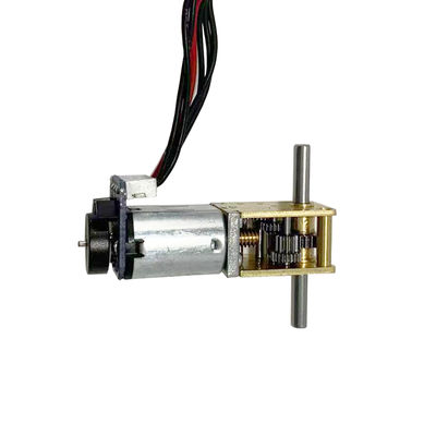 3V 5V 12V caixa de engrenagens de ângulo direito N20DC worm motor com codificador duplo eixo de saída Micro DC motor