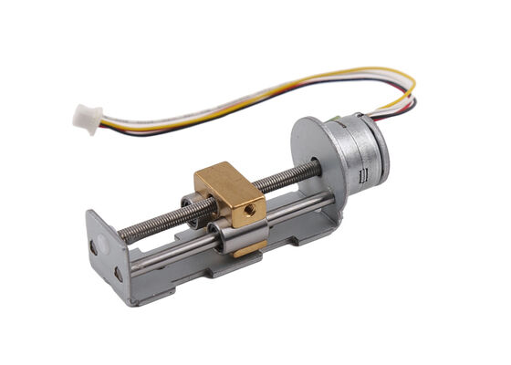 15mm 5VDC motor eléctrico passo-a-passo com deslizador M3 parafuso de chumbo 18 graus ângulo passo bipolar 2-2 fase